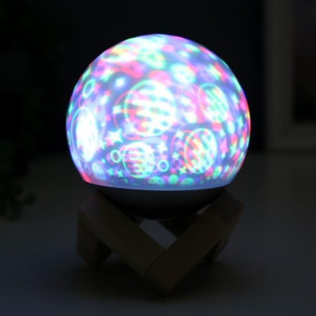 Sponel "Space" Led usb RGB 9.5x9.5x12.5 cm Risalux-6