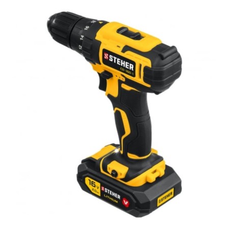 Drill screwdriver Brush Steher CD-160-1, 350-1350 rpm, 1 AKBX2 Ach, 2 Skor., 35 Nm-3