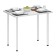Light 1 kitchen table, 600 × 900 × 730 mm, white color