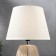 Table lamp 16444/1wt E14 40W white-gold 22x22x34 cm Risalux