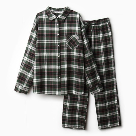 Female pajamas (shirt and trousers) Kaftan p. 50-52, green-8