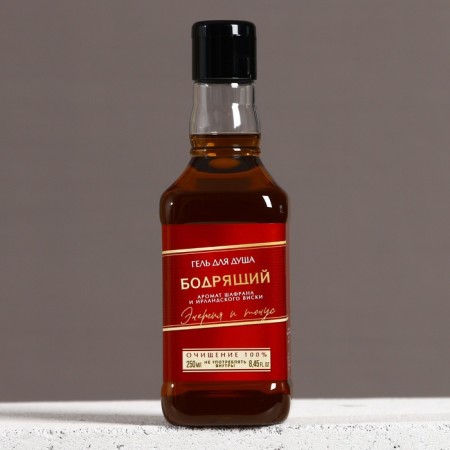 Shower gel, 250 ml, aroma of saffron and Irish whiskey, Hard Line-1