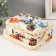 Casket for needlework "Birds in the Pink Garden" 18x12x9.5 cm