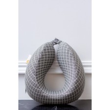 Pillow, size 28x24x11.5 cm, gray color
