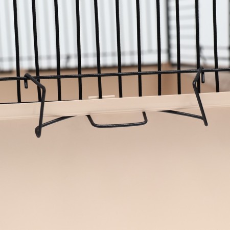 Cage for chinchillas "Piggage" No. 11, Folding, 80 x 50 x 46cm, beige-6