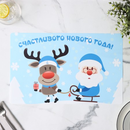 Serving napkin on the table "New Year", 26 × 41 cm-2
