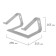 Laptop stand aluminum, non -slip, 29x21x16 cm, Brauberg Solid 513618