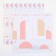 A set of paper for scrapbooking "Bright geometry", 12 sheets, 30.5 x 30.5 cm, 180 g/m²