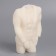 Figure candle from natural wax "man in a jacket", 11 cm, 155 g, 3 hours, white
