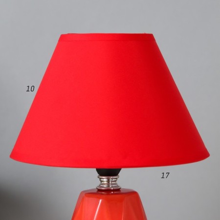 Board lamp 16877/1RD E14 40 W Red 18 × 18 × 24 cm Risalux-3