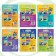 A set of iQ blocks with tasks, 6 pcs. 24 pp., 12 × 17 cm, blue tractor