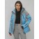 Ski suit female, size 42, blue color