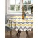 The tablecloth “Zigzag changes”, round, Saten, d = 150 cm