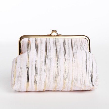 Cosmetic bag on the farmar, white color-1