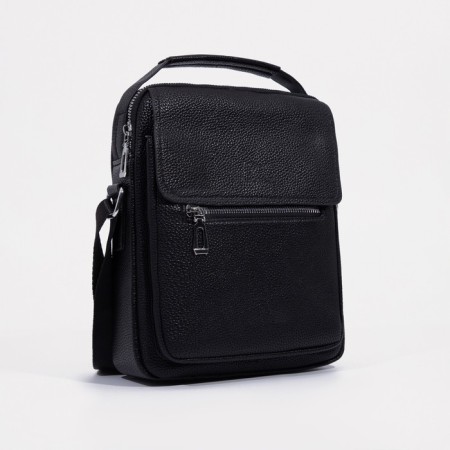 Male bag, black color