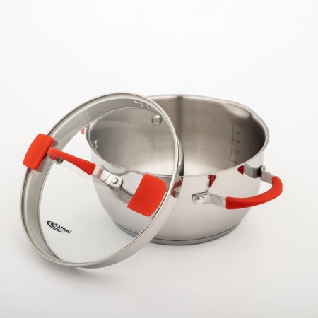 Aurora pan, 4 l, d = 22 cm, capsule, glass cover-1