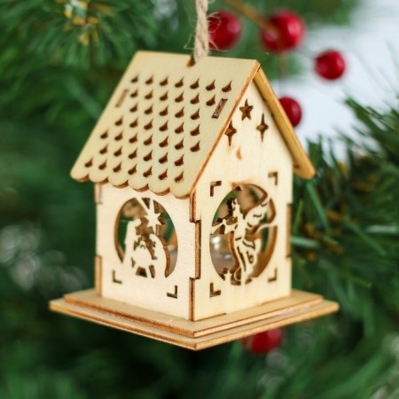 Decor with backlight "Magic Angel", mini, batteries in the kit