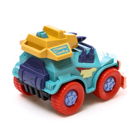 Tiger tank, shoots rockets, light and sound, works from batteries, color colorful color-2