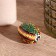 Musical instrument Marakas "Egg with a pattern - point painting" 7x5x5 cm