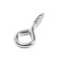 Shurup-ring Stroybat, white zinc, 3.5x30 mm, 4 pcs