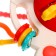 Developing toy "Octopus", with tactile rubber bands, Mix color