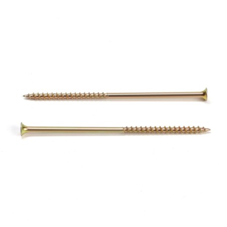 Wood self -tapping screw 4.8x89 mm, large thread, yellow zinc, in package 15 kg-1