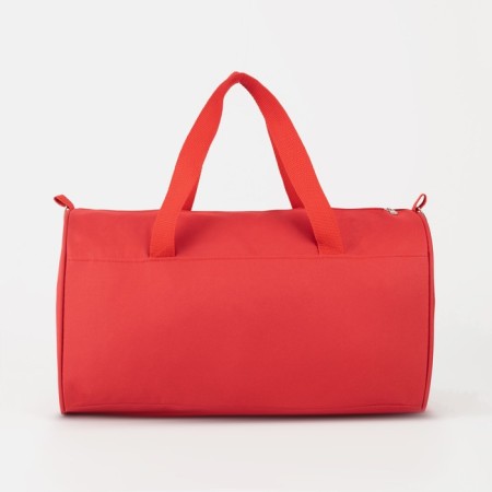 Female sports bag, textura, average size, red color-1