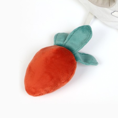 Developing toy "Bill of animals", eruption, rattle, mirror, crumb I-12