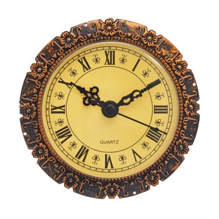 Quartz clock, D-9.5 cm, 1AA, discrete move-2