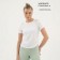 Women's T -shirt, basic, size S (44), white color