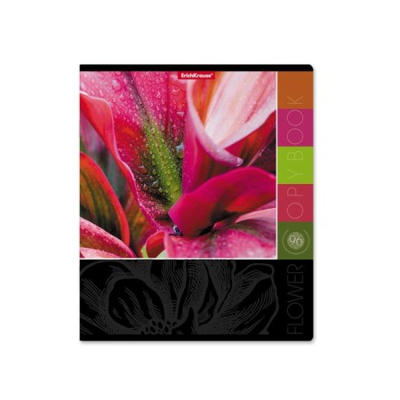A notebook of 96 sheets in the Erichkrause "Color Palette", cover coated cardboard, selective UV-lak, mix-5