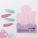 Hair clips "Miss Universe", 4 pcs, 9.5 x 13.5 cm