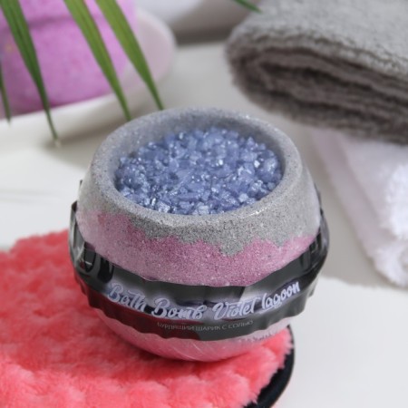 Bath for a bath with salt "Violet Lagoon"