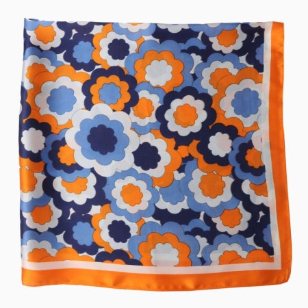 Women's scarf minku rr 70*70 cm, col. orange-2