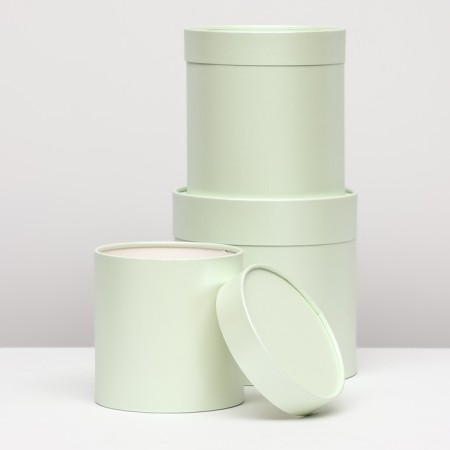 Set of boxes 3 in 1 without a window, mint 21 x 21 - 16 x 16 cm-1