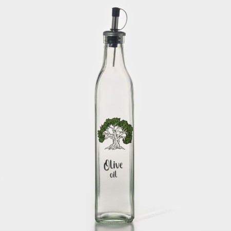 Glass bottle for sauces and oils of the olive tree, 500 ml, 5.5 × 30 cm-1