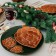 New Year. Ceramic "Winter Forest", 27 cm, green color