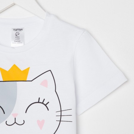 T-shirt Children's KAFTAN "Princess" R.36 (134-140), White-6