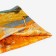 Women's handkerchief minku orange color, rr 70*70 cm