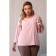 Female blouse, size 46, pink color