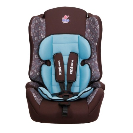 Car Seat Kids Planet Sputnik, group I/II/III, letters, chocolate-1