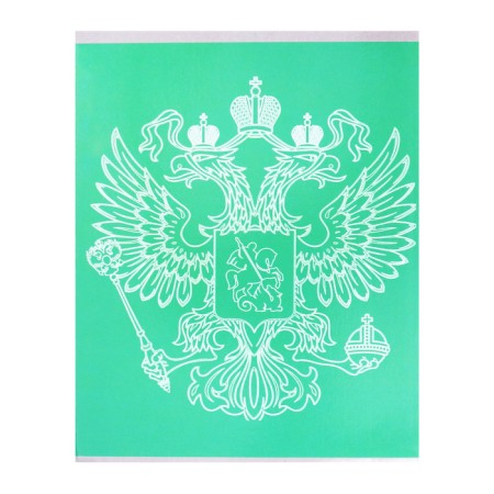 A notebook of 96 sheets in Calligrata Callism "Coat of arms", covered cartoon, glossy lamination, offset mix-5