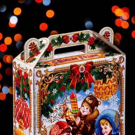 Gift box "Children" in white 16.8 x 7 x 25 cm-4