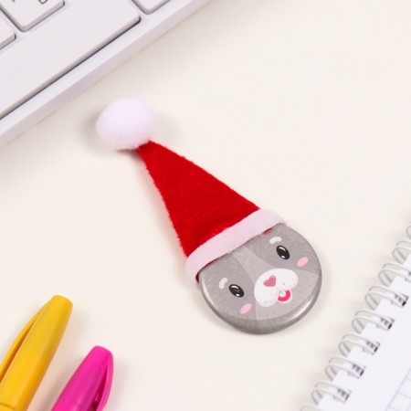New Year of the setting icon with a cap d = 35 mm "Bunny" 6.5x11 cm-3