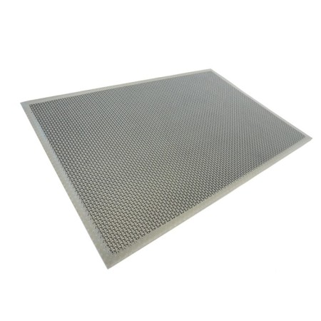 Rug "twist", size 40x60 cm, thickness 4.5 mm, color gray