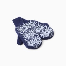 Double female mittens, color T. Sinius, river 18