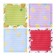 Block with a sticky edge 74*74mm 80l with a pattern fruit mix