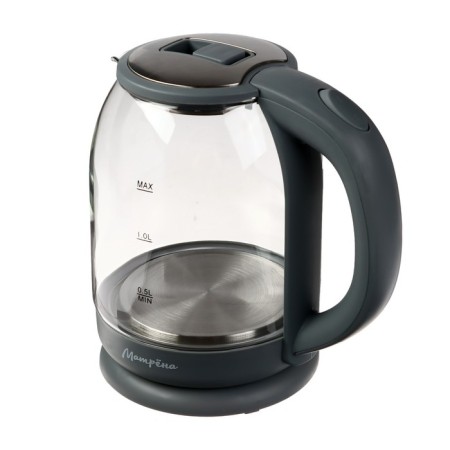 Electric kettle "Matryona" MA-154, glass, 1.8 l, 1500 watts, gray-1