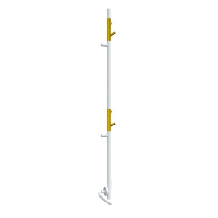 Towel Electric Laris Image, 150x1400 mm, 4 crossbars, univers., White-13
