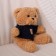 Soft toy "Bear" in the jacket, 28 cm, color mix